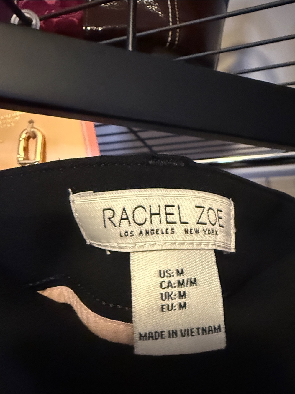Rachel Zoe Black Button-Accent Tailored Skort Shorts - Picture 3 of 8